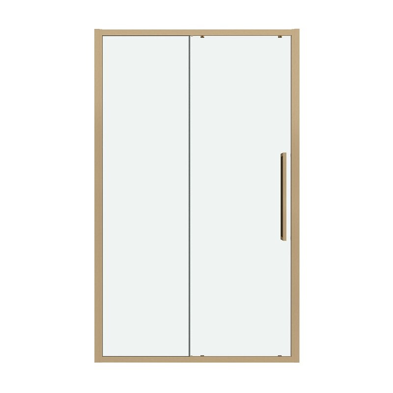 Изображение товара Душевая дверь Grossman Cosmo 100.K33.02.110.32.00, 110 см, стекло прозрачное, профиль золото сатин