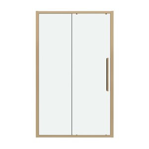 Изображение товара Душевая дверь Grossman Cosmo 100.K33.02.120.32.00, 120 см, стекло прозрачное, профиль золото сатин