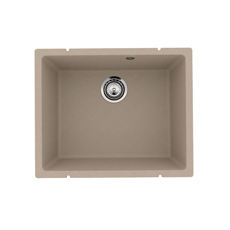 Изображение товара Мойка кухонная Ulgran Quartz Underground 500, Under 500-03, 55 см, материал кварцевый композит, цвет десерт Изображение товара Мойка кухонная Ulgran Quartz Underground 500, Under 500-03, 55 см, материал кварцевый композит, цвет десерт