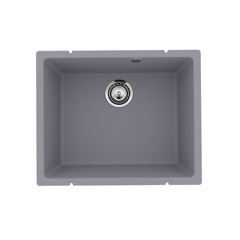 Изображение товара Мойка кухонная Ulgran Quartz Underground 500, Under 500-05, 55 см, материал кварцевый композит, цвет бетон Изображение товара Мойка кухонная Ulgran Quartz Underground 500, Under 500-05, 55 см, материал кварцевый композит, цвет бетон