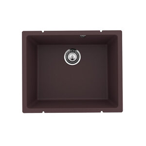 Изображение товара Кухонная мойка Ulgran Quartz Underground 500, коричневая, 55 см, врезная