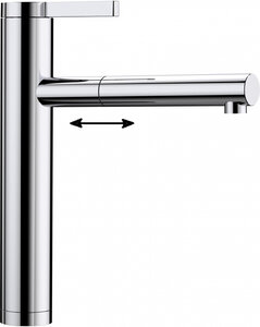 Изображение товара Смеситель Blanco Linee-S 517591 хром