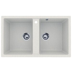 Изображение товара Мойка кухонная Ulgran U-708-310, 86 см, материал искусственный мрамор, цвет серый