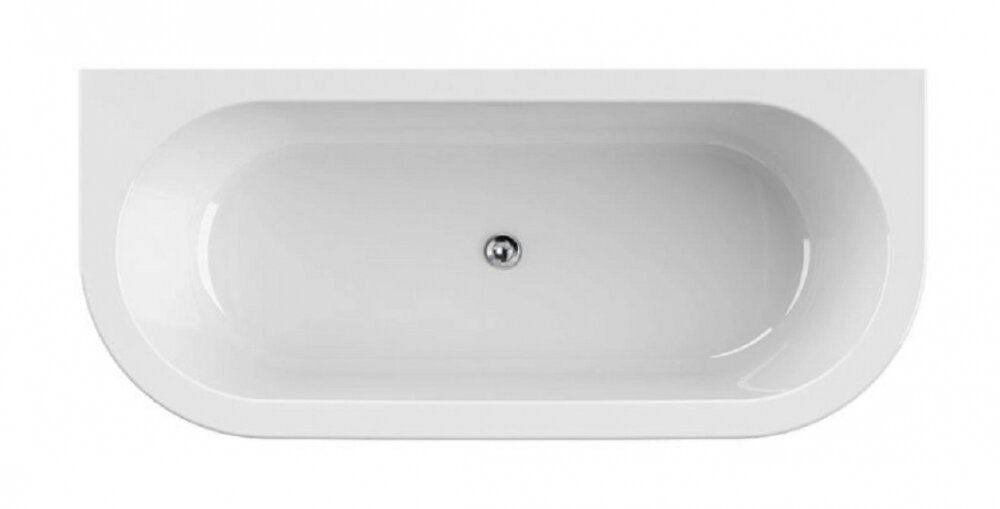 Изображение товара Ванна акриловая Cezares Slim Wall 180x80 см белая встраиваемая