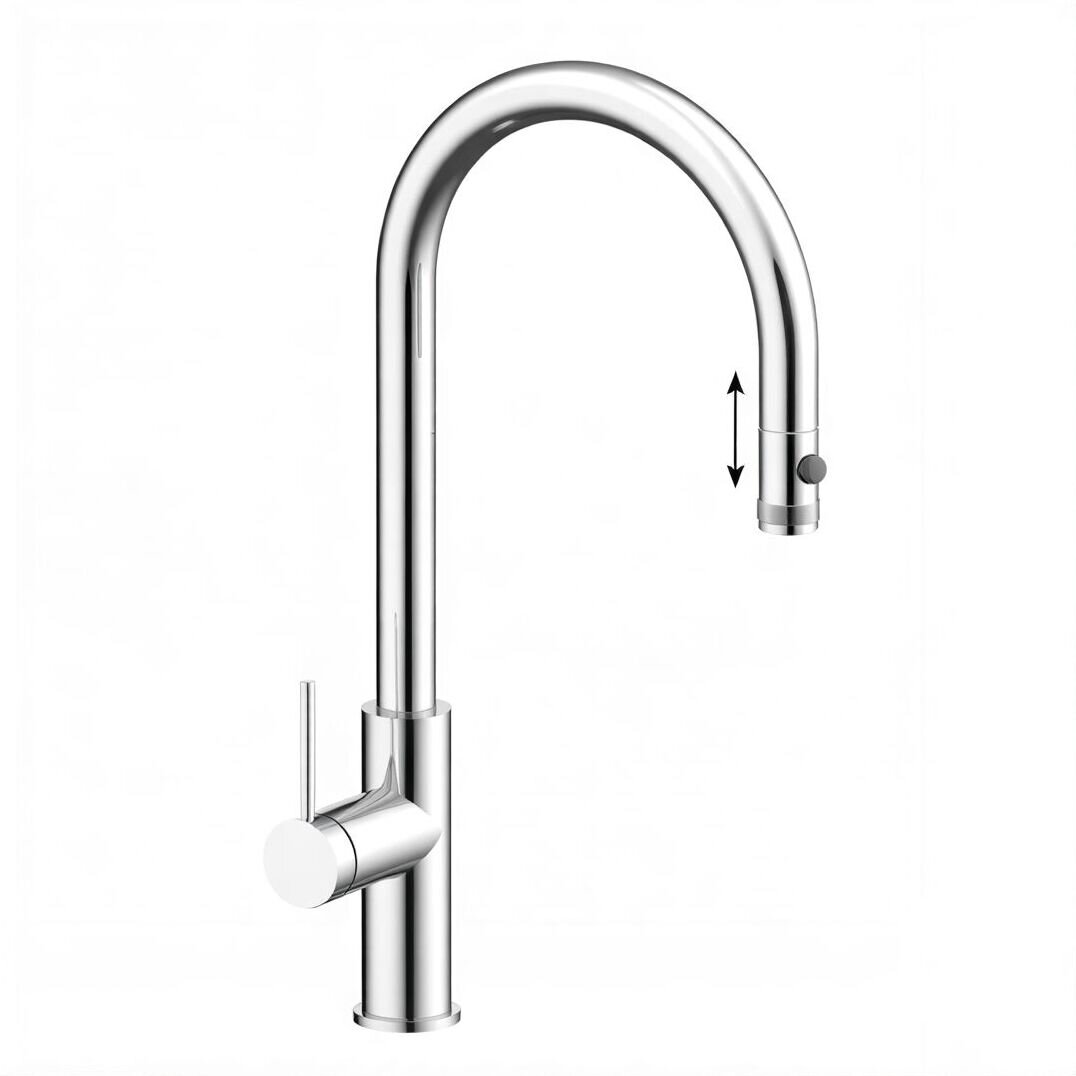 Изображение товара Смеситель для кухонной мойки Paulmark Galant Ga213077-CR, с подключением к фильтру, хром Изображение товара Смеситель для кухонной мойки Paulmark Galant Ga213077-CR, с подключением к фильтру, хром
