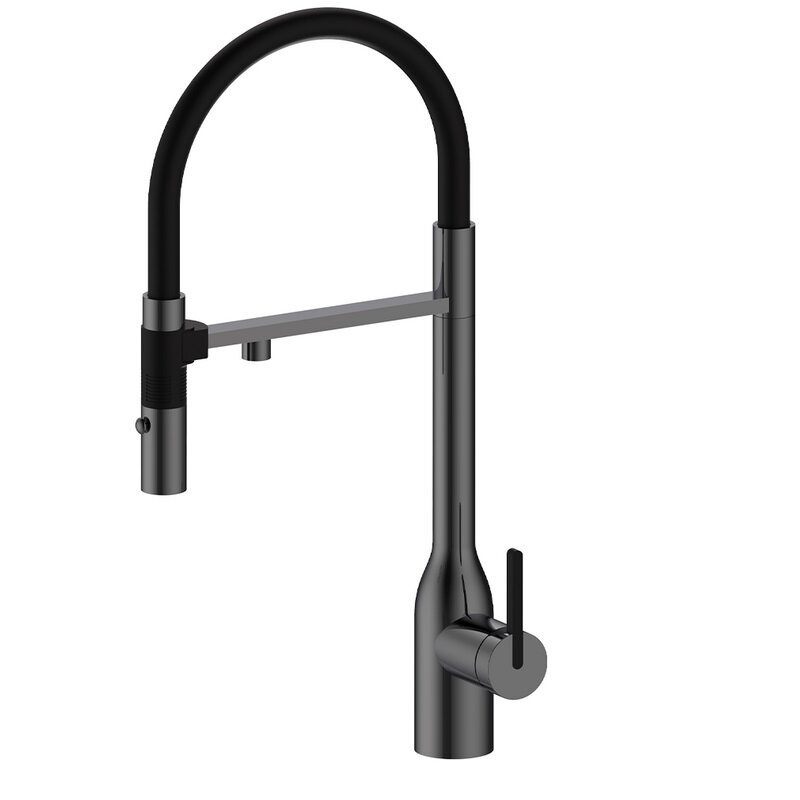 Изображение товара Смеситель для кухонной мойки Paulmark Magneto One Ma213188-GM с подключением к фильтру