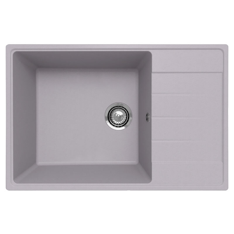 Изображение товара Мойка кухонная Ulgran Quartz Prima 760-04, 76 см, кварцевый композит, цвет платина Изображение товара Мойка кухонная Ulgran Quartz Prima 760-04, 76 см, кварцевый композит, цвет платина