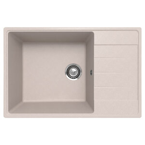 Изображение товара Кухонная мойка Ulgran Quartz Prima 760-10 76 см кварцевый композит бежевый