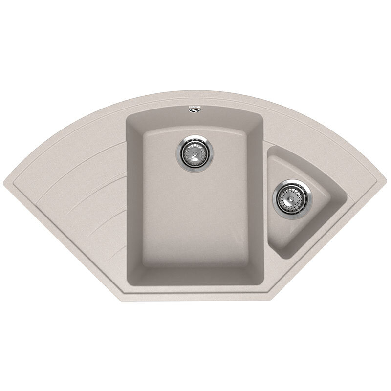Изображение товара Мойка кухонная Ulgran Quartz Marta 1000-10, 100 см, материал кварцевый композит, цвет песок