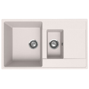 Изображение товара Мойка кухонная Ulgran Quartz Prima 860 2-секционная 86 см белая
