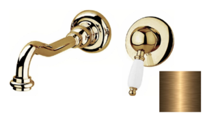 Изображение товара Смеситель для раковины Cezares Elite-BLS1-02-Bi бронза белая ретро стиль