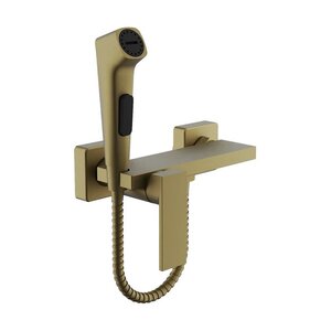 Изображение товара Гигиенический душ Belz B55653-5 со смесителем, матовое золото, 5 лет гарантии