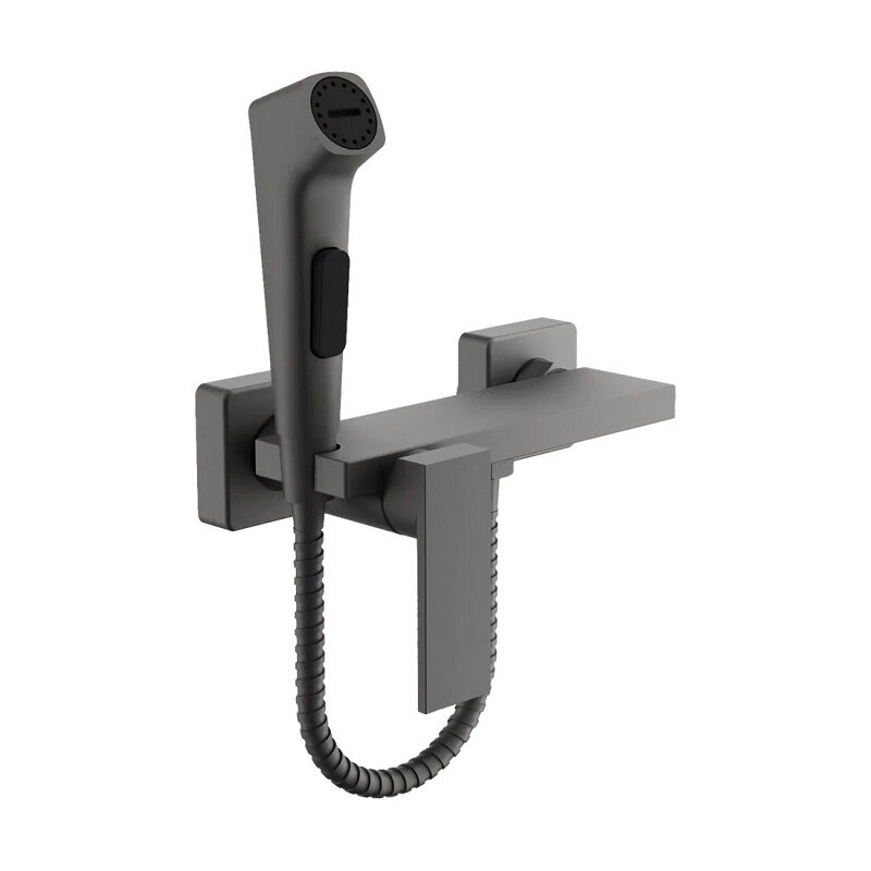 Изображение товара Гигиенический душ Belz B55653-3 со смесителем, вороненая сталь, gunmetal