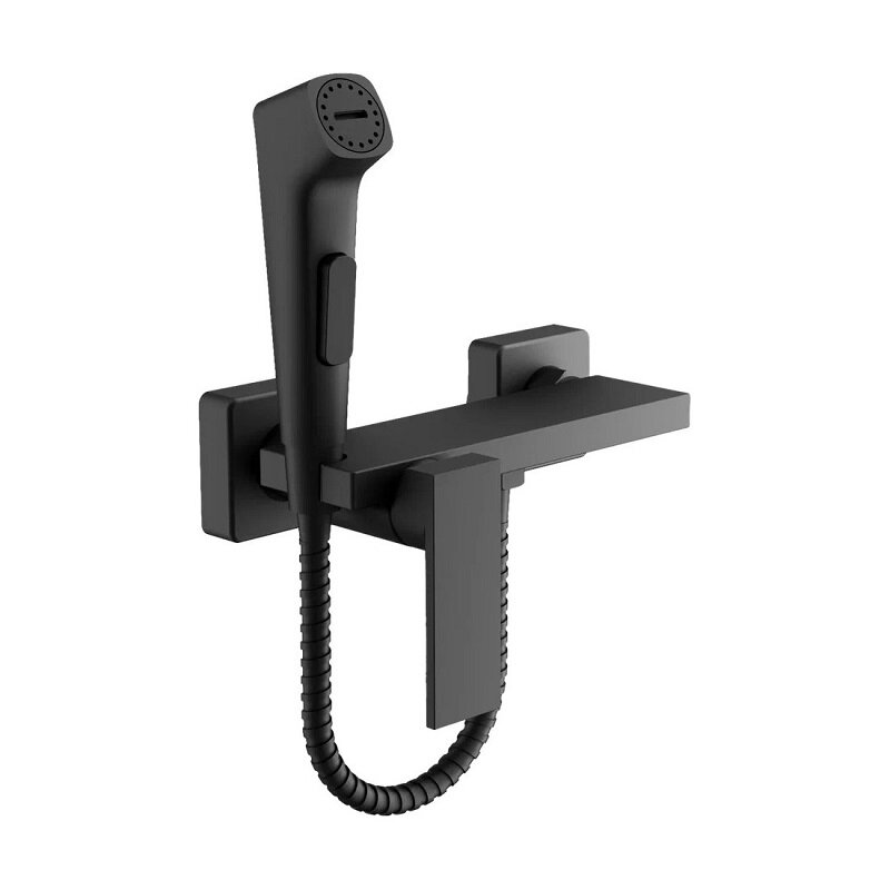 Изображение товара Гигиенический душ Belz, B55653-7, со смесителем, чёрный