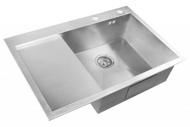 Изображение товара Кухонная мойка Zorg Inox X-7851-R, встроенная, нержавеющая сталь, 78x51 см