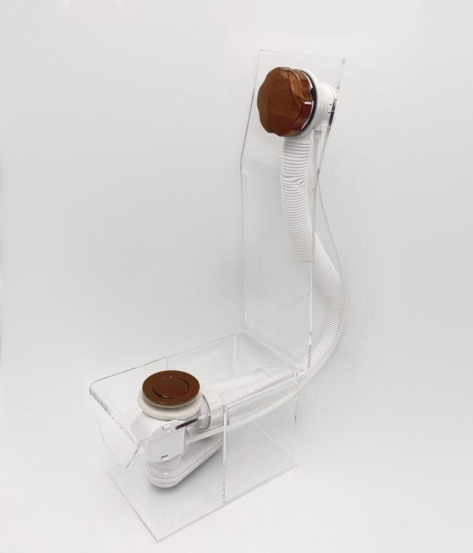 Изображение товара Слив-перелив полуавтомат Vega V55R 80 см розовое золото Италия