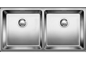 Изображение товара Мойка Blanco Andano 400/400-If нержавеющая сталь с двумя раковинами