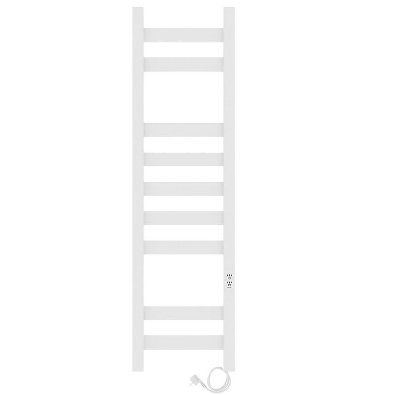Изображение товара Электрический полотенцесушитель Laris Флавиа, 80 см, белый матовый муар