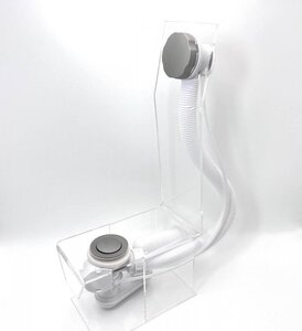 Изображение товара Слив-перелив полуавтомат Vega V55R, Гл000026930, 80 см, серебро матовое