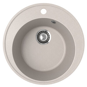 Изображение товара Мойка кухонная Ulgran Quartz Nora 485-10, 48.5 см, кварцевый композит, цвет песок