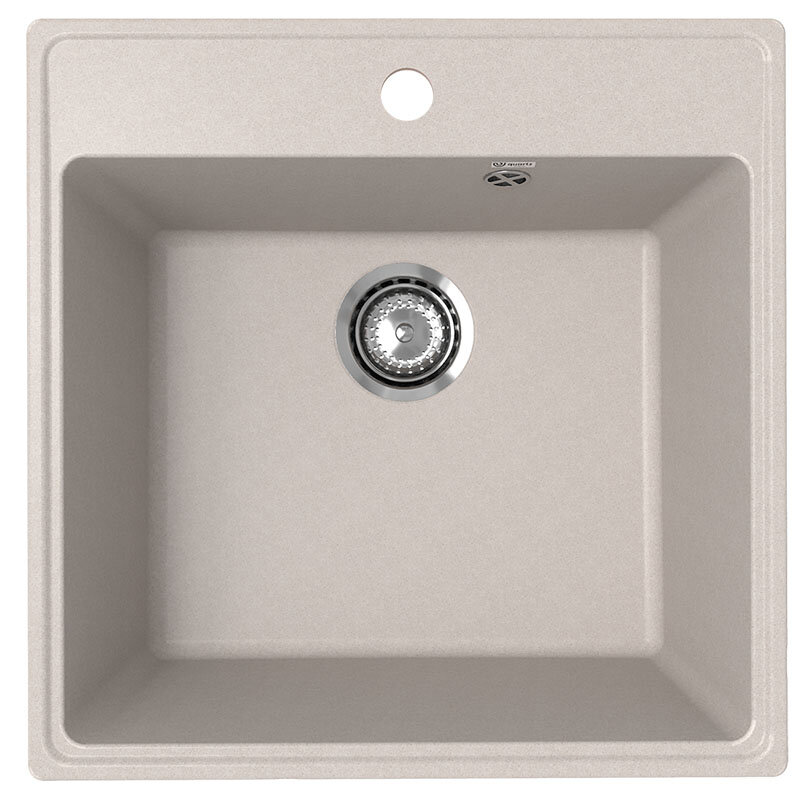 Изображение товара Мойка кухонная Ulgran Quartz Forte 505-10 50.5 см кварцевый композит бежевый