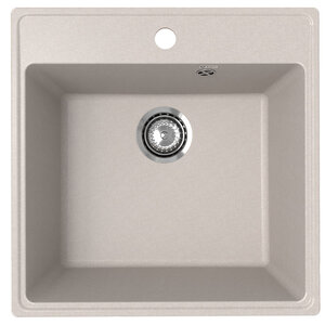 Изображение товара Мойка кухонная Ulgran Quartz Forte 505-10, 50.5 см, материал кварцевый композит, цвет песок