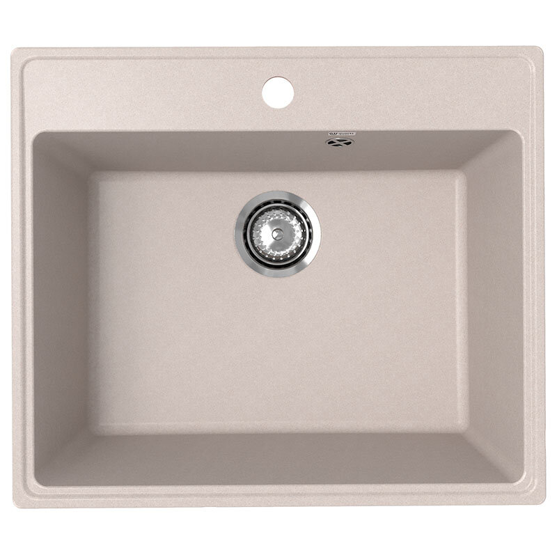 Изображение товара Кухонная мойка Ulgran Quartz Forte 580-10 58 см кварцевый композит цвет песок