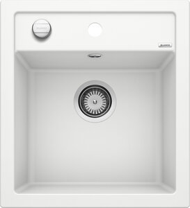Изображение товара Мойка Blanco Dalago 45 517160, белая, с клапаном-автоматом, 46,5 x 51 см