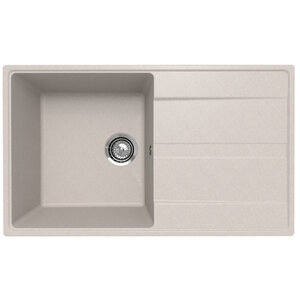 Изображение товара Мойка кухонная Ulgran Quartz Prima 850-10, 85 см, материал кварцевый композит, цвет песок