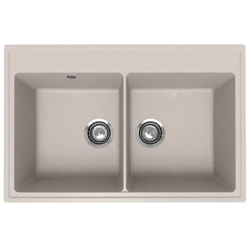 Изображение товара Мойка кухонная Ulgran Quartz Ruma 780-10, 78 см, бежевый