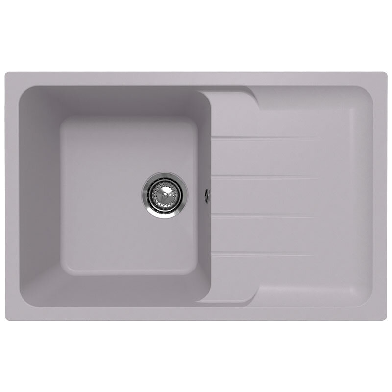 Изображение товара Мойка кухонная Ulgran Quartz Gerda 780-04, 78 см, материал кварцевый композит, цвет платина Изображение товара Мойка кухонная Ulgran Quartz Gerda 780-04, 78 см, материал кварцевый композит, цвет платина