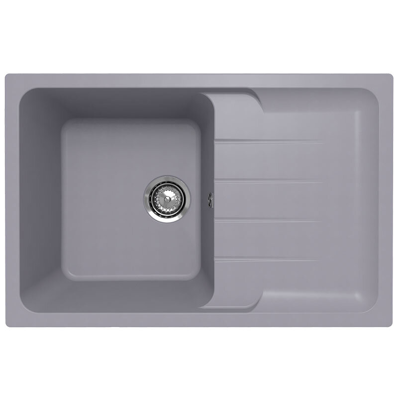 Изображение товара Кухонная мойка Ulgran Quartz Gerda 780-05 78 см кварцевый композит бетон Изображение товара Кухонная мойка Ulgran Quartz Gerda 780-05 78 см кварцевый композит бетон