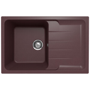 Изображение товара Кухонная мойка Ulgran Quartz Gerda 780-06 78 см трюфель кварцевый композит