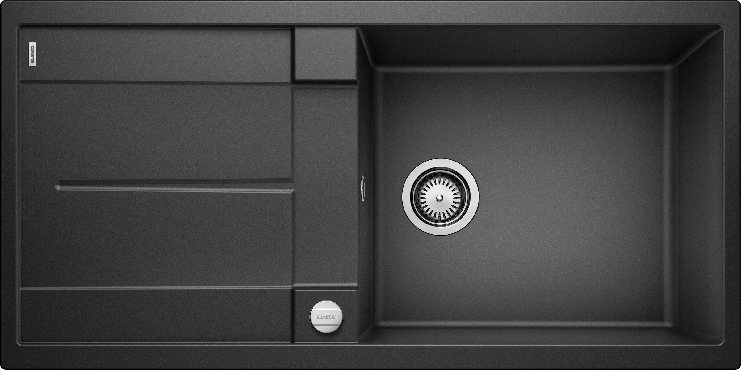 Изображение товара Кухонная мойка BLANCO Metra XL 6S антрацит из SILGRANIT PuraDur II 100 см