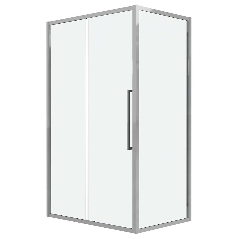 Изображение товара Душевой уголок Grossman Cosmo 110х70 см с раздвижными дверями и хромовым профилем