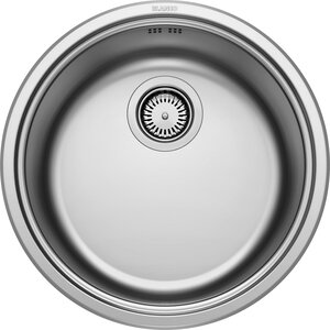Изображение товара Мойка Blanco Rondo Sol 513306 из нержавеющей стали с корзинчатым клапаном