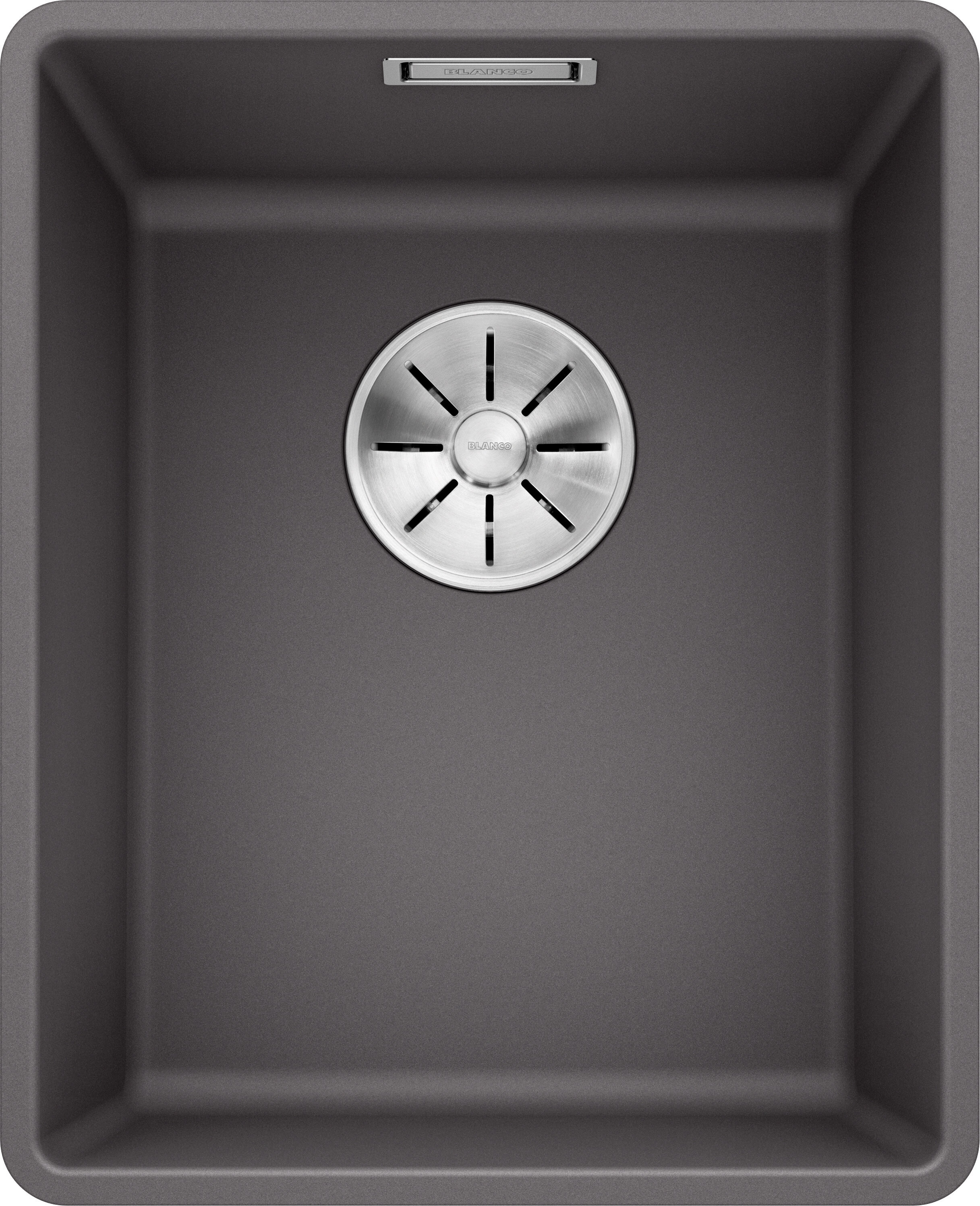 Изображение товара Blanco Subline 320-F: черная угловая мойка 34,7 см, 2 года гарантии