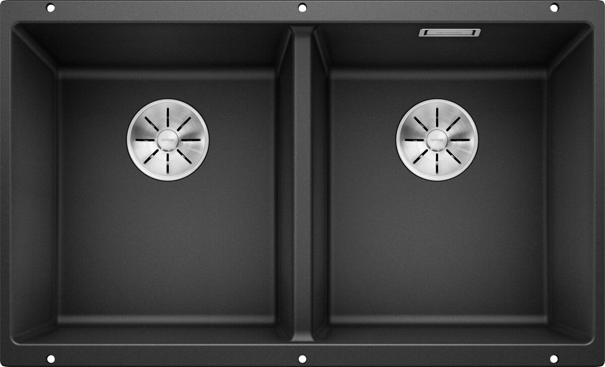 Изображение товара Мойка Blanco Subline 350/350-U, черный матовый, 75.5 см