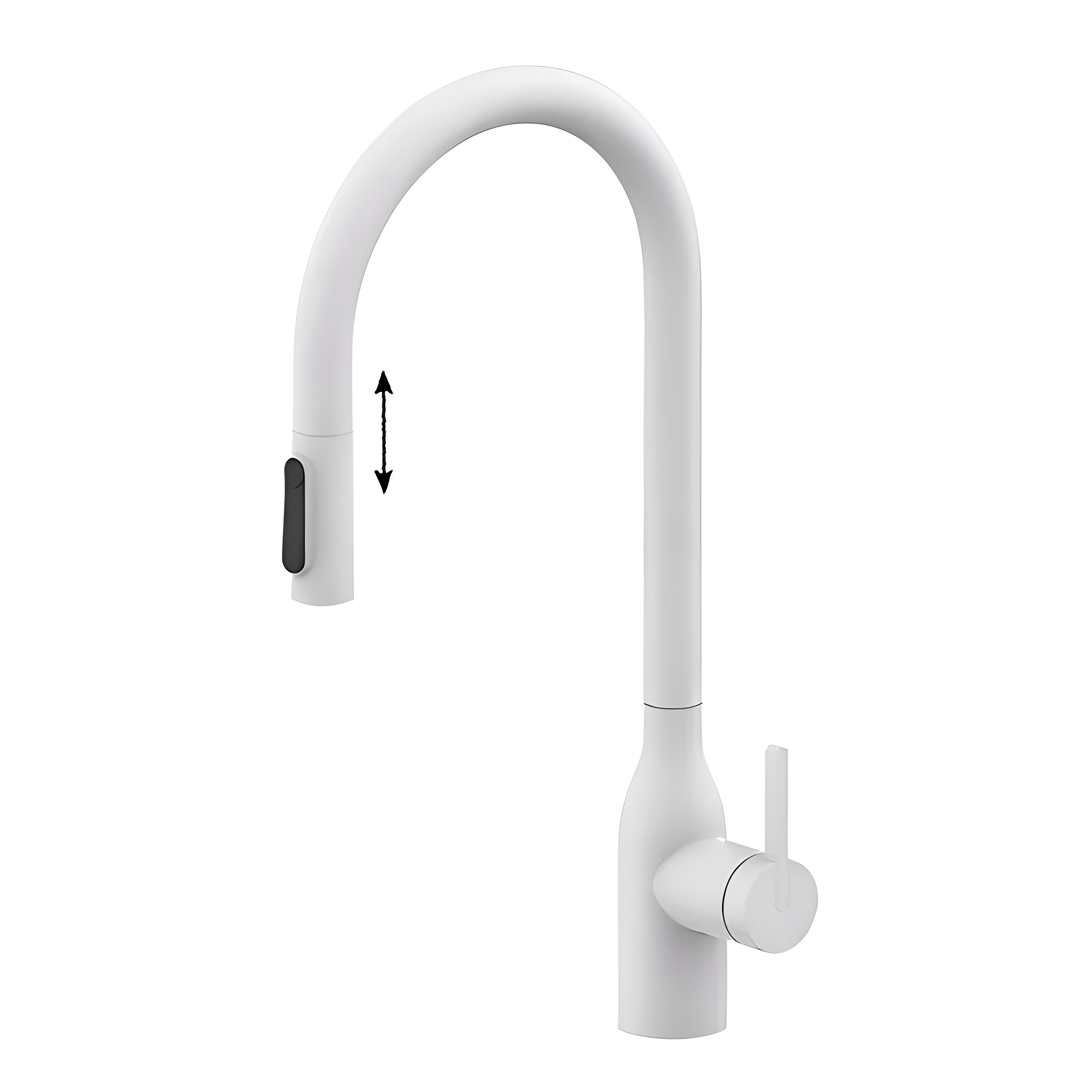Изображение товара Смеситель для кухонной мойки Paulmark Universal Un213880-WH, с подключением к фильтру, белый