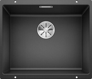 Изображение товара Мойка Blanco Subline 500-U, антрацит SILGRANIT с клапаном-автоматом (523432)