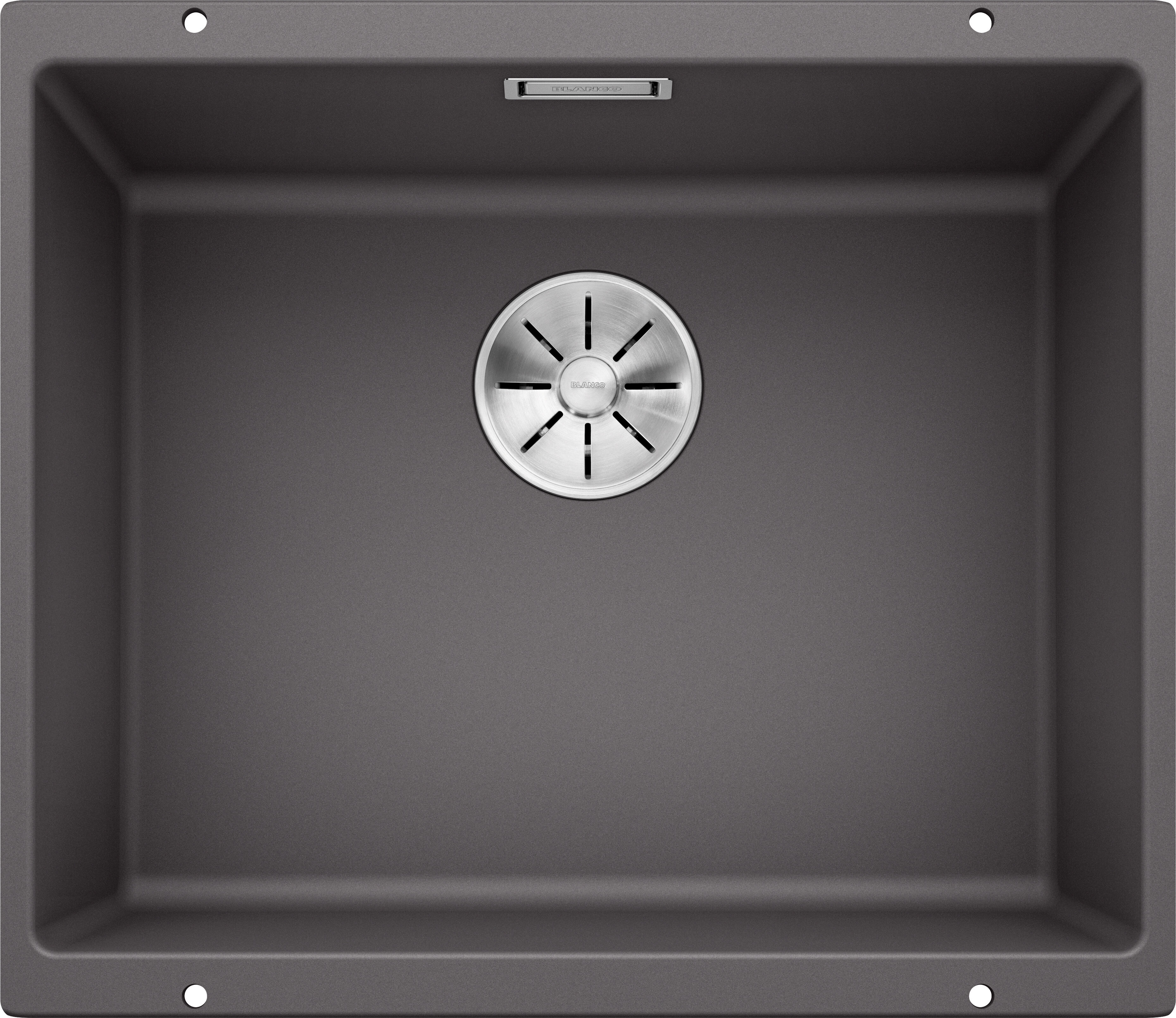 Изображение товара Мойка Blanco Subline 500-U, темная скала SILGRANIT с клапаном-автоматом (523433)