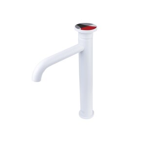 Изображение товара Смеситель для раковины Bronze de Luxe OMG 9008W-R, белый/красный