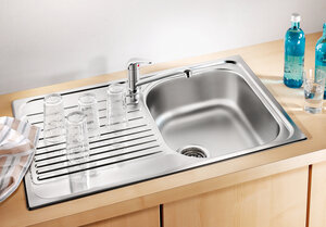 Изображение товара Мойка Blanco Tipo 45 S Compact 513441 сталь матовая