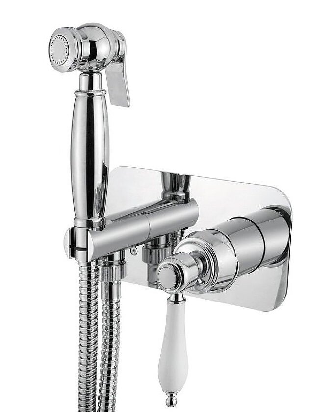 Изображение товара Гигиенический душ Cezares Aphrodite-DIF-01-Bi со смесителем хром Италия