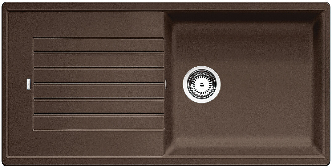 Изображение товара Мойка Blanco Zia XL 6S из искусственного гранита коричневая угловая установка