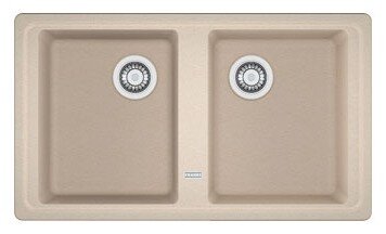 Изображение товара Кухонная мойка Franke BASIS BFG 620, гранит, бежевый, размеры 86x50 см