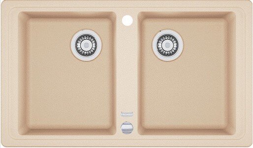 Изображение товара Кухонная мойка Franke BASIS BFG 620 из гранитного материала 86x50 см бежевый