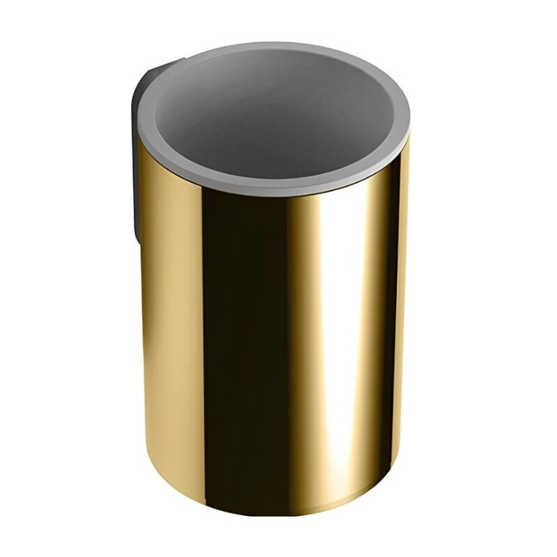 Изображение товара Стакан для щеток Colombo Mini B4002.OM золото матовое PVD настенный