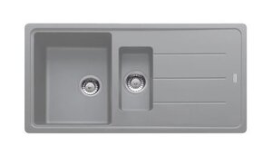 Изображение товара Кухонная мойка Franke BASIS BFG 651 из фрагранита оборачиваемая 97х50 см серый