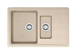 Изображение товара Мойка Franke BASIS BFG 651-78, 114.0280.885, гранит, установка сверху, оборачиваемая, цвет бежевый, 78*50 см
